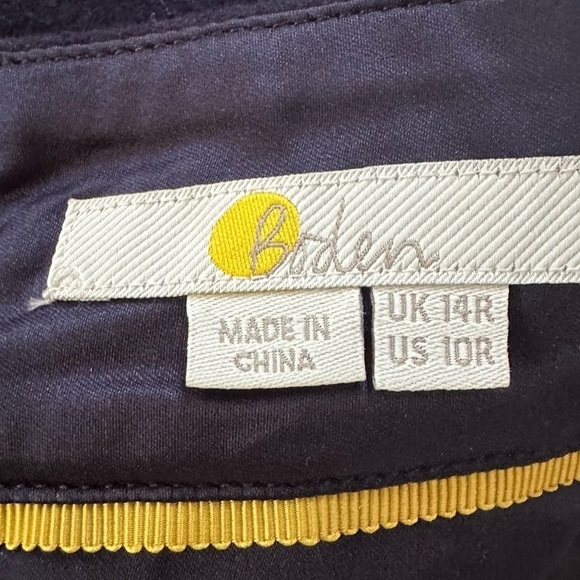 BODEN NAVY DORCHESTER MINI SKIRT SIZE 10 - Picture 10 of 13